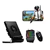 Мобильный игровой адаптер геймпад с клавиатурой мышкой охлаждением SUNROZ P6 Union PUBG Mobile Bluetooth 3 в 1 Черный