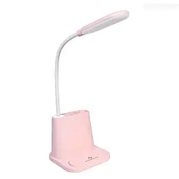 Світильник світлодіодний usb з утримувачем для телефону OPT-TOP Multifunctional desk lamp 1200mah Рожевий (1777401089)