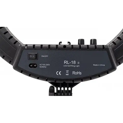 Профессиональное селфи-кольцо LED лампа OPT-TOP RL-18 II 55W USB WiFi Bluetooth 45см с зеркалом и пультом (1892278394)