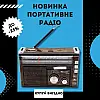 Радіоприймач переносний Golon RX-382 FM/AM/SW з ліхтарем LED Коричневий (1931178518)
