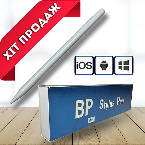 Активний універсальний стілус OPT-TOP для професійного малювання та комфортної роботи з Bluetooth Білий (1936337463)