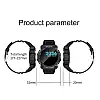 Сенсорний розумний смарт-годинник Smart FD68S Black (16103-hbr)