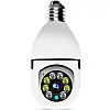 IP камера видеонаблюдення RIAS L1 E27 Wi-Fi PTZ 2MP панорамна White (3_00328)