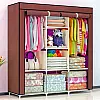 Тканевый складной шкаф для одежды и обуви 175х130х45 см OPT-TOP Storage Wardrobe 88130 AN (1756374602)