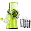 Універсальна механічна овочерізка мультислайсер TableTop TableTop Drum Grater 3 насадки (1756374727)