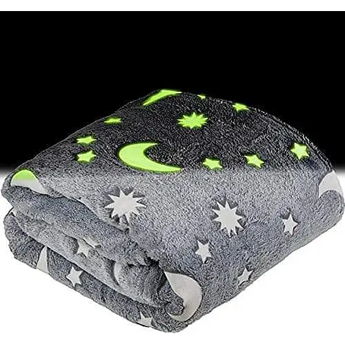 Плед зірки, що світиться OPT-TOP Blanket день/ніч 120х150 см Grey (1756375703)