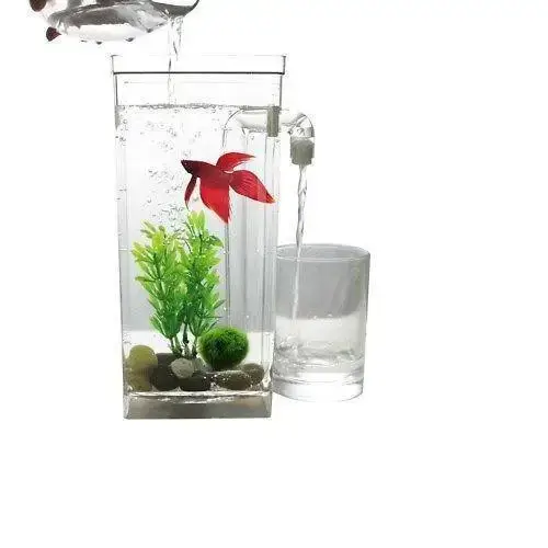 Дитячий міцний акваріум, що самоочищається OPT-TOP My Fun Fish з LED підсвічуванням (1756375765)