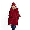 Толстовка-плед із капюшоном OPT-TOP Huggle Hoodie двостороння червоний (1762056417)
