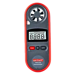 Анемометр цифровий 0,7-30м/с, -10-45°C WINTACT WT816A