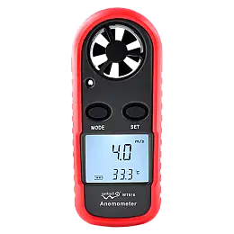 Анемометр цифровий 0,1-30м/с, -10-45°C WINTACT WT816