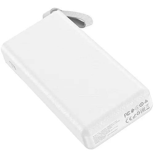 УМБ портативное зарядное Power Bank HOCO J73 30000mAh 2USB White