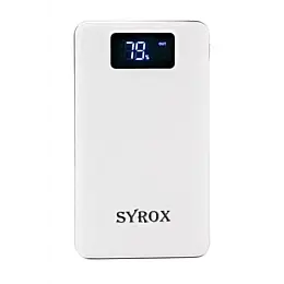 Портативний компактний зарядний пристрій Power Bank Syrox PB107 20000 mAh білий (1756375701)