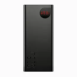 Зарядний портативний пристрій 20000 мАh Baseus 22.5W Adaman Metal power bank Black (1780950187)