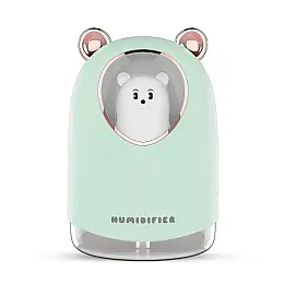 Увлажнювач повітря RIAS A205 Bear з RGB підсвіткою 300ml Green (3_02590)