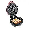 Вафельниця електрична RIAS WQ-H603 mini 350W Червона (3_03731)