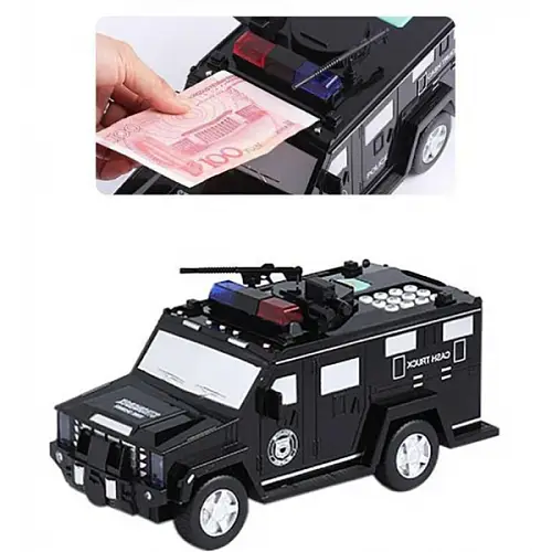 Детская машина копилка Cash Truck с кодовым замком и отпечатком пальца (1756374743)