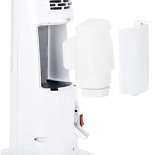 Колонный обогреватель с увлажнителем Adler AD 7730 LCD белый