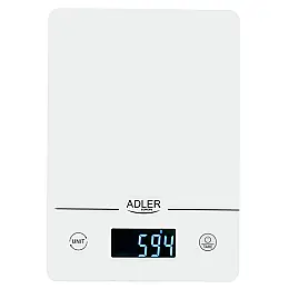 Весы кухонные Adler AD 3170 до 15 кг белый (1777494903)