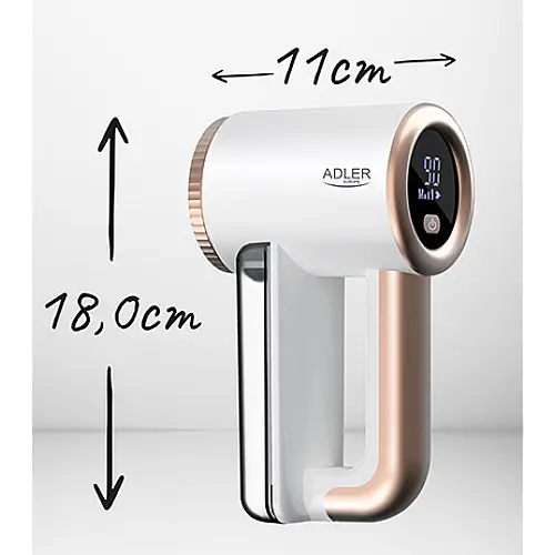 Машинка для видалення катишків Adler AD 9617 LCD 6 лезвій 5 Вт білий