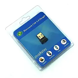 Адаптер USB Bluetooth AnyCast PIX-LINK CSR 4.0 Dongle Чорний (15765-hbr)