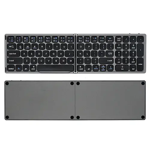 Клавиатура складная беспроводная RIAS R-87 Bluetooth Grey