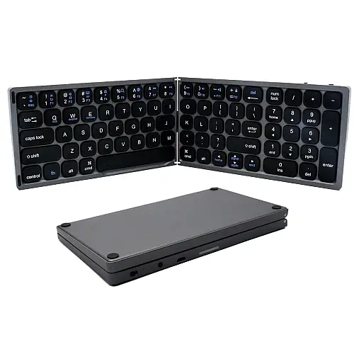 Клавиатура складная беспроводная RIAS R-87 Bluetooth Grey