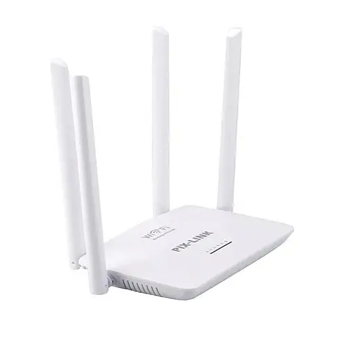 WI-FI роутер 4 антени маршрутизатор Pix-Link LV-WR08 Білий (16172-hbr)