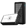 УМБ Solar 30000 mAh 22,5 Вт с беспроводной зарядкой солнечной панелью и фонариком Чёрный (PS-403)