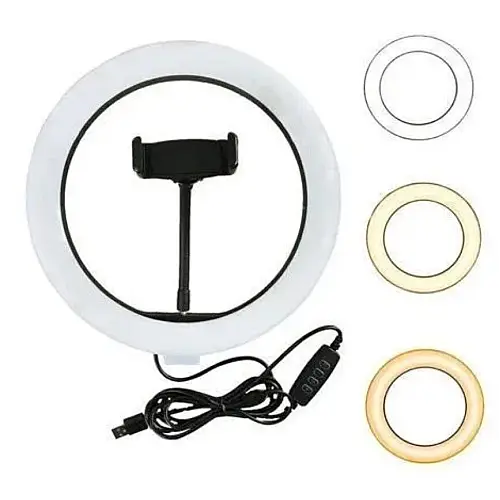 Кольцева LED лампа LC-330 (33см) OPT-TOP з тримачем для телефону (1756375668)