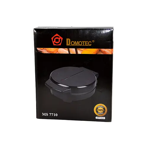 Вафельниця Domotec MS 7710, чорний