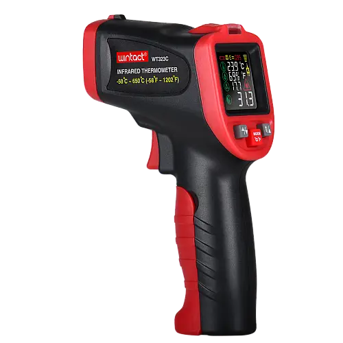 Пирометр (термогигрометр, термопара) -50-650°C WINTACT WT323C
