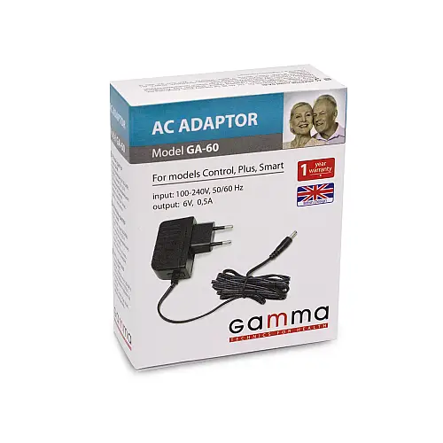 Сетевой адаптер для тонометра Gamma GA-60 6V Smart/Plus/Control/Optima