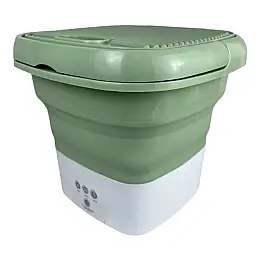 Складна напівавтоматична міні-пральна машина UKC MA2000 Green (16711-hbr)