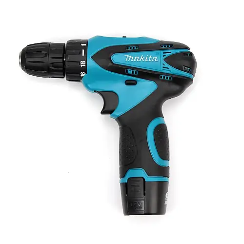 Дрель+шуруповерт акумуляторний Makita DF330DWE 12V 2A/h Li-Ion +великий набір інструментів 45 шт (1934119897)
