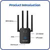 Ретранслятор Wi-Fi Pix-Link LV-WR32Q Black (16168-hbr)