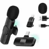 Микрофон беспроводной петличный Borofone K8 Type-C Black (16670-hbr)