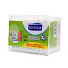 Ватные палочки с диспенсером Septona 300 шт Белый