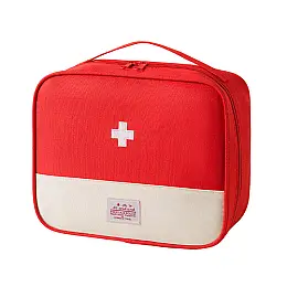 Аптечка сумка-органайзер для медикаментов Большая L-med 26x21см Красный (IBH054R)