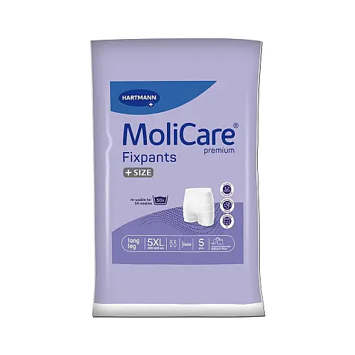 Штанишки бариатричні для фіксації прокладок Paul Hartmann molicare premium fixpants подовжені 5 шт 5XL