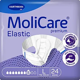 Подгузники для дорослих Paul Hartmann MoliCare Premium Elastic L 24 шт