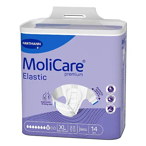 Подгузники Paul Hartmann MoliCare Premium Elastic XL 8 крапель для дорослих 14 шт