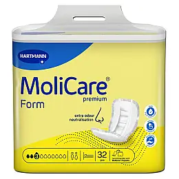 Прокладки анатомічної форми Paul Hartmann MoliCare Premium Form 3 краплі 32 шт
