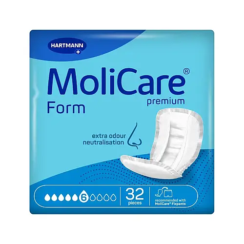 Прокладки анатомічної форми при нетриманні Paul Hartmann MoliCare Premium Form 6 крапель 32 шт