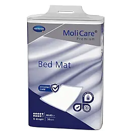 Пеленки Paul Hartmann MoliCare Premium Bed Mat 60x60 см з суперабсорбентом 9 крапель 30 шт