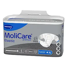 Подгузники нічні для дорослих Paul Hartmann MoliCare Premium Elastic 10 крапель S 22 шт