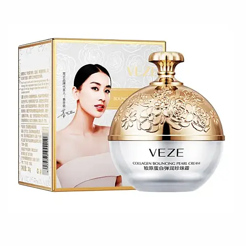Крем для обличчя з колагеном та перлами VEZE Collagen Bouncing Pearl Cream 30 г (FZ44210)