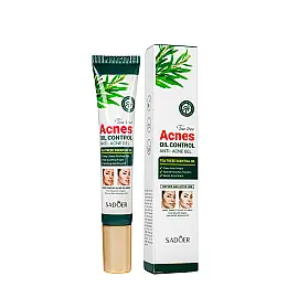 Локальний гель від акне Sadoer Tea Tree Acnes Oil Control Gel з екстрактом чайного дерева 20 мл (SD50804)