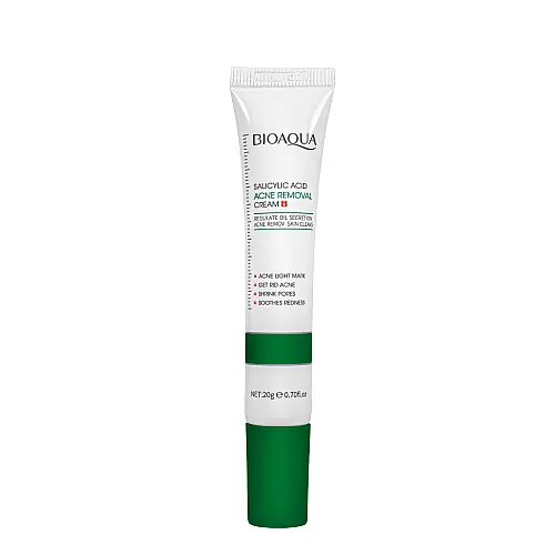 Крем для обличчя проти акне з саліциловою кислотою Bioaqua Salicylic Acid Acne Removal Cream 20 г (BQY49044)