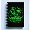 Скетчбук Sketchbook блокнот для малювання з новорічним принтом "Dragon 2024. Дракон 2024" А3