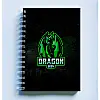 Скетчбук Sketchbook блокнот для малювання з новорічним принтом "Dragon 2024. Дракон 2024" А3 Кавун 48
